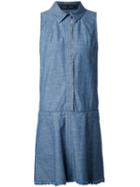 Proenza Schouler Chambray Shirt Dress, Women's, Size: 2, Blue, Cotton