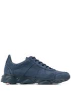 Lloyd Perforated Lace-up Sneakers - Blue