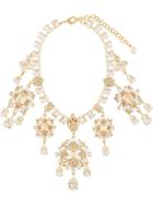 Dolce & Gabbana Rhinestone-embellished Necklace - Gold
