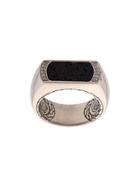 John Hardy Classic Chain Volcanic Black And Diamond Band - Silver