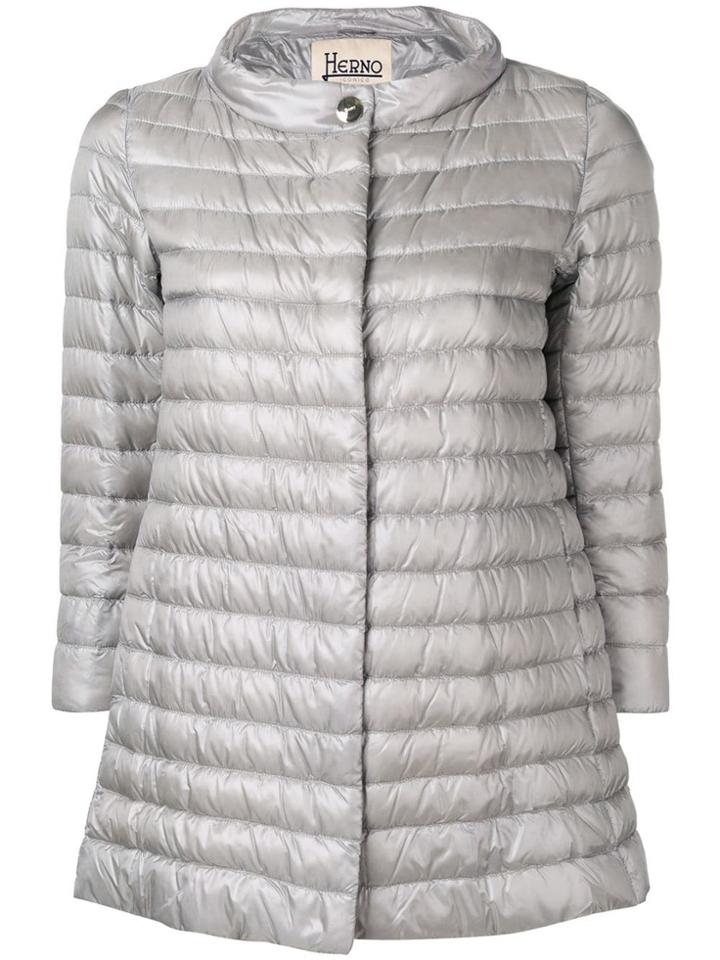 Herno Slim-fit Padded Jacket - Grey