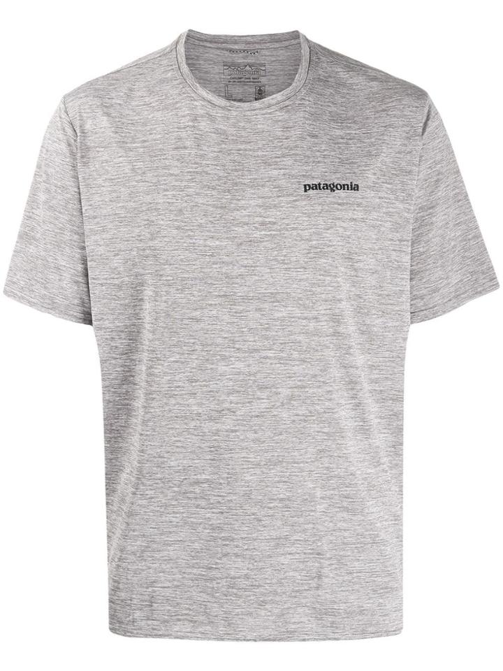 Patagonia Back Logo Print T-shirt - Grey