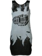 Ann Demeulemeester - Shiloh Top Web Print - Women - Cotton/lyocell - 40, Black, Cotton/lyocell