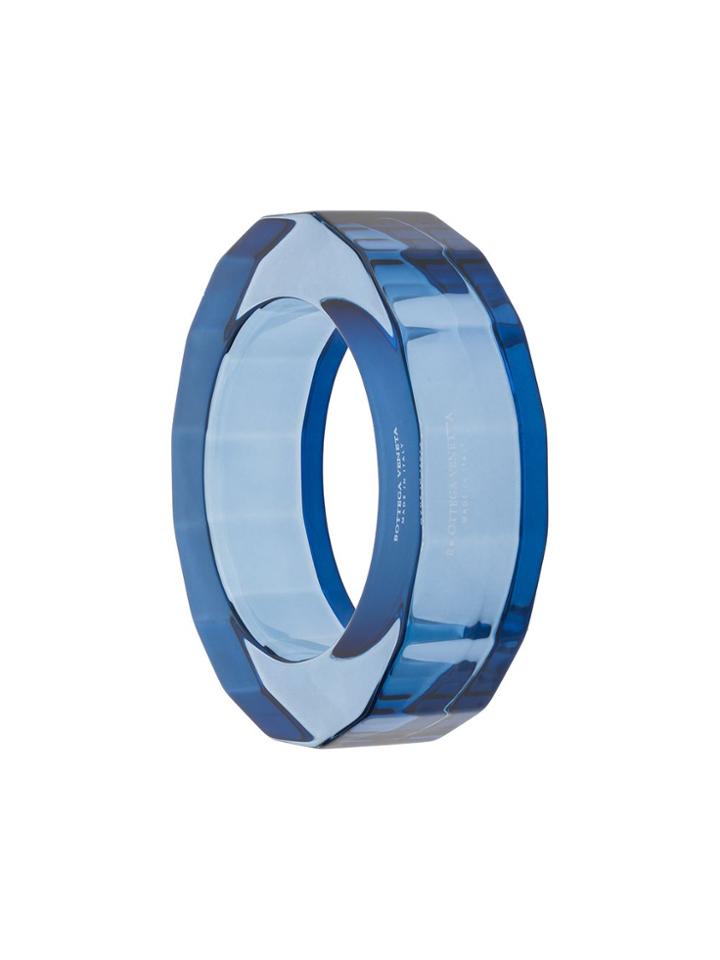 Bottega Veneta Slip-on Oversized Bangle - Blue