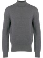 Falke High Neck Knit Sweater - Grey