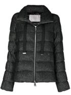 Herno Glow Zipped Puffer Jacket - Black