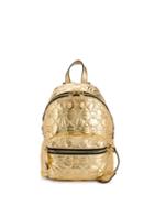 Moschino Teddy Quilted Backpack - Gold