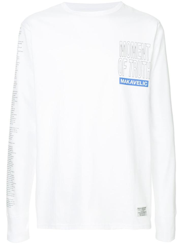 Makavelic Mot Sweatshirt - White