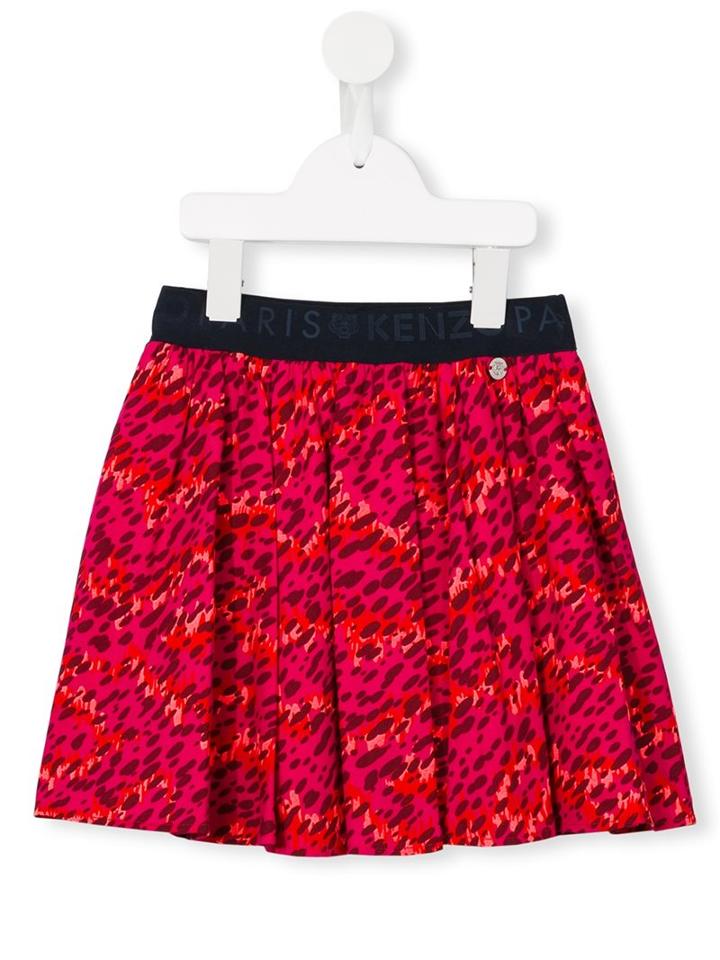 Kenzo Kids 'jungle' Skirt, Girl's, Size: 12 Yrs, Pink/purple