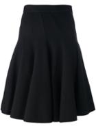 Ermanno Scervino Midi Pleated Skirt, Women's, Size: 40, Black, Silk/cashmere/wool