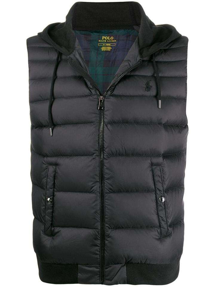 Polo Ralph Lauren Padded Logo Gilet - Black