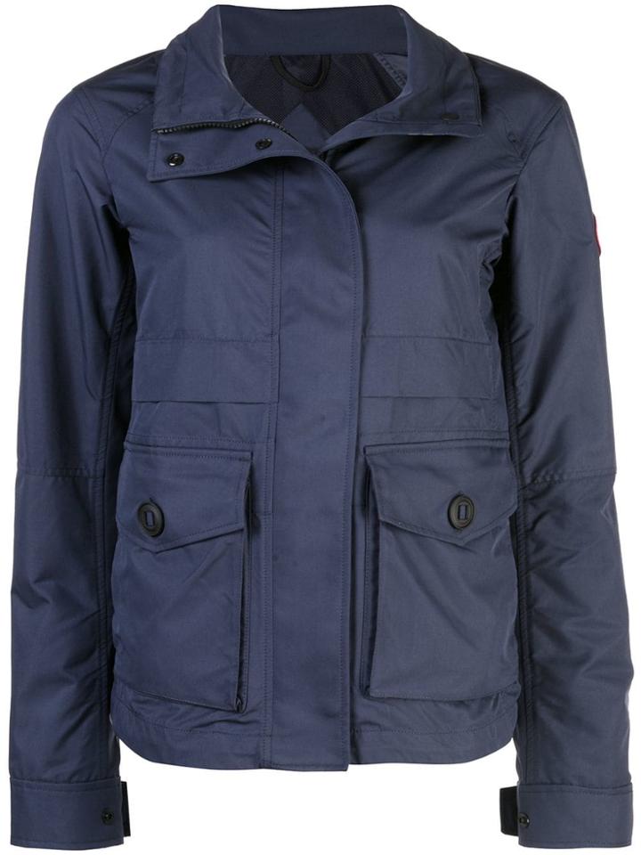 Canada Goose Hooded Zipped Jacket - Blue