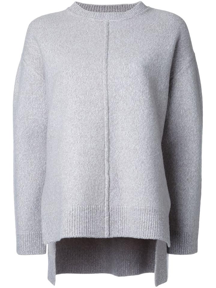 Rito Round Neck Jumper, Women's, Size: 38, Grey, Wool