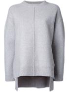 Rito Round Neck Jumper, Women's, Size: 38, Grey, Wool