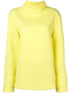 Mm6 Maison Margiela Turtleneck Ribbed Sweater - Yellow & Orange
