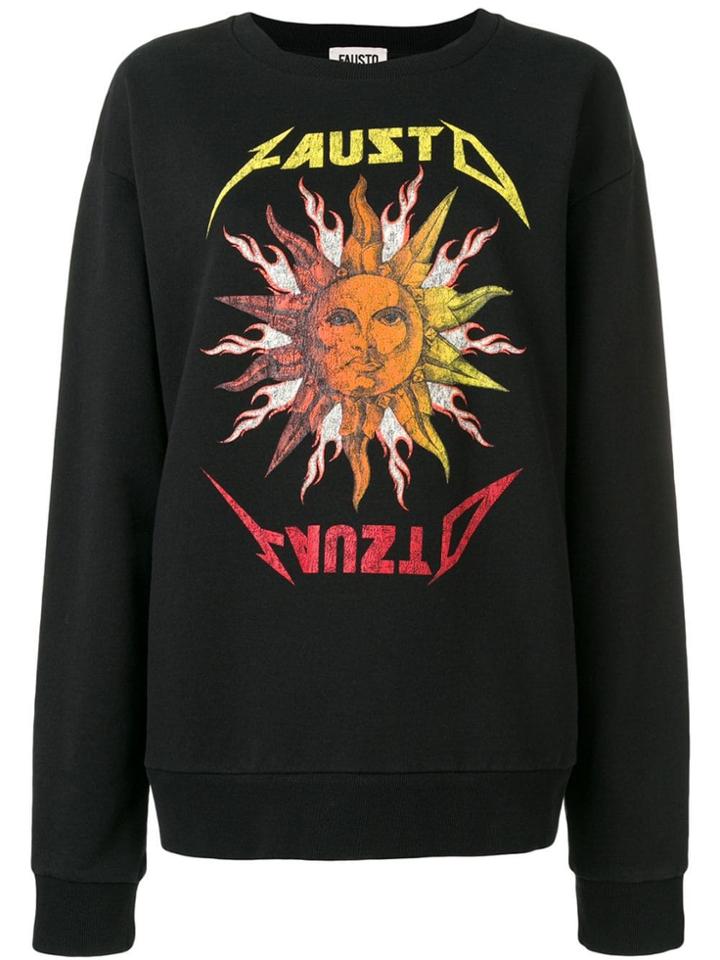 Fausto Puglisi Logo Sweater - Black