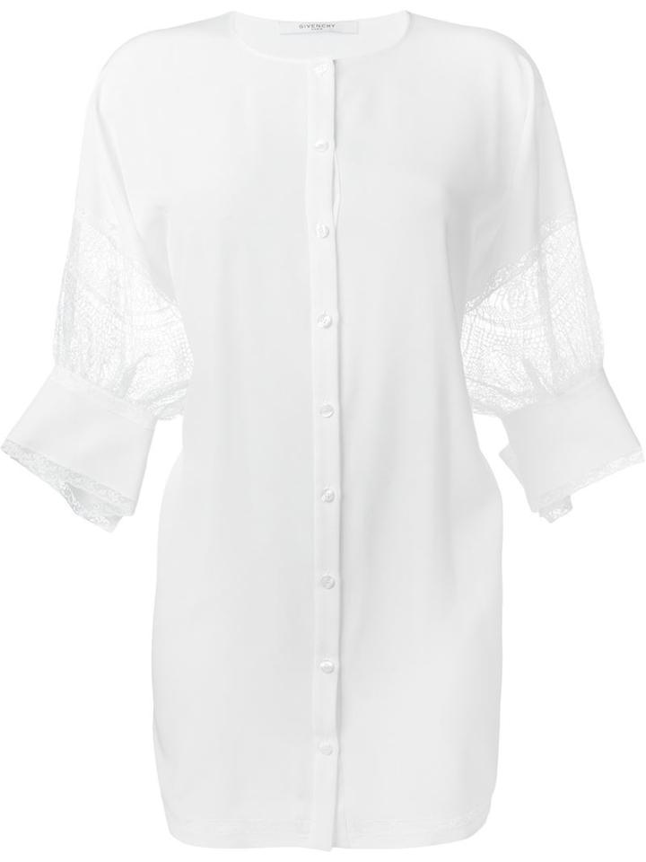 Givenchy Floral Lace Detail Lose Tunic