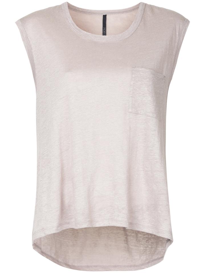 Nobody Denim Linen Tank Bloom - Brown