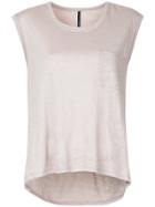 Nobody Denim Linen Tank Bloom - Brown