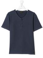 Finger In The Nose Teen Knitted T-shirt - Blue