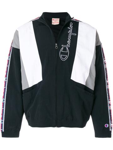 Champion Logo Sports Jacket - Black