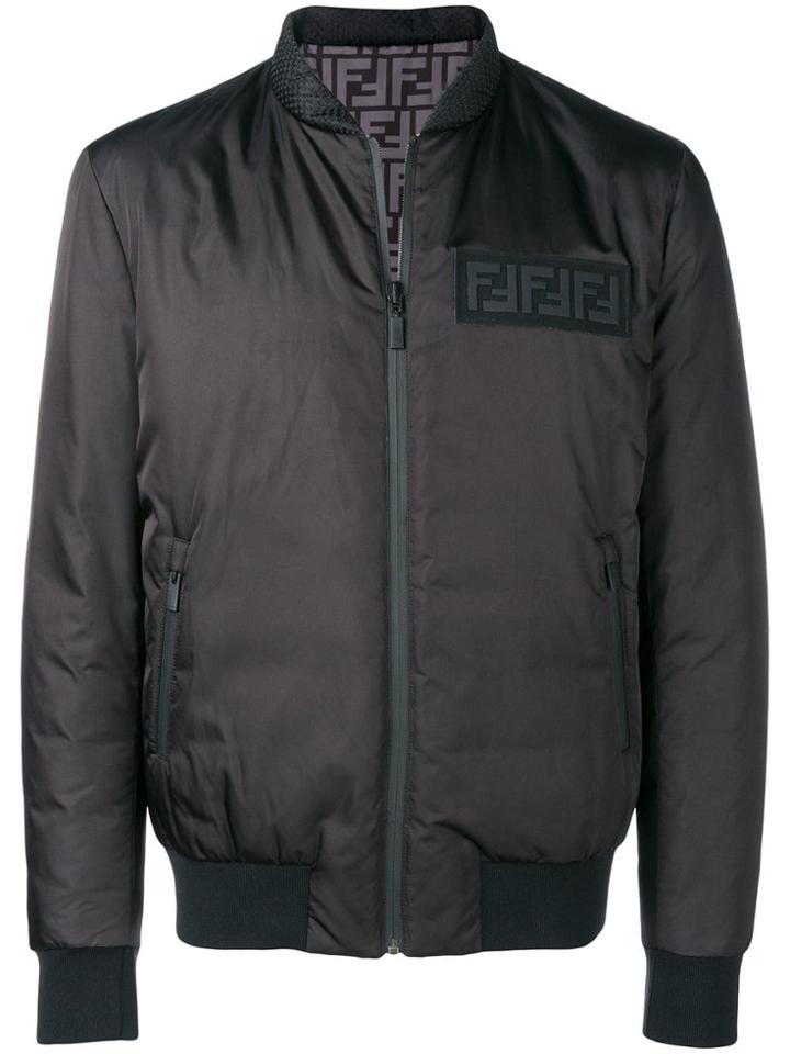 Fendi Reversible Bomber Jacket - Black