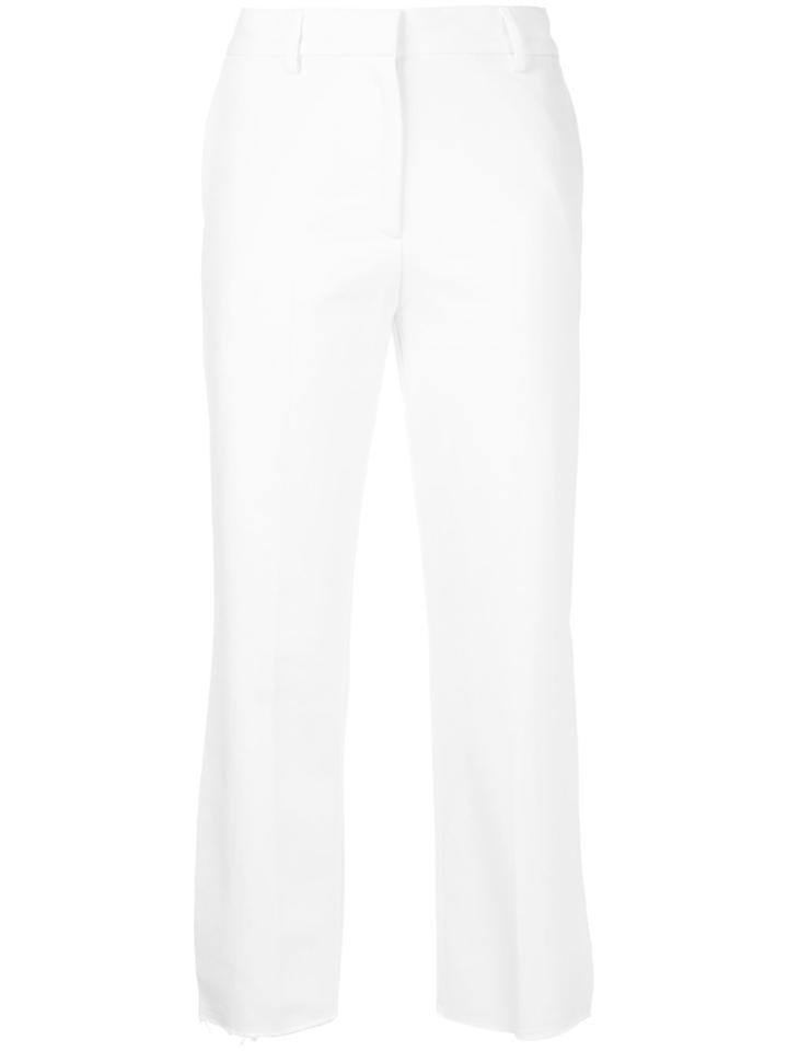 H Beauty & Youth Cropped High-waisted Jeans - White