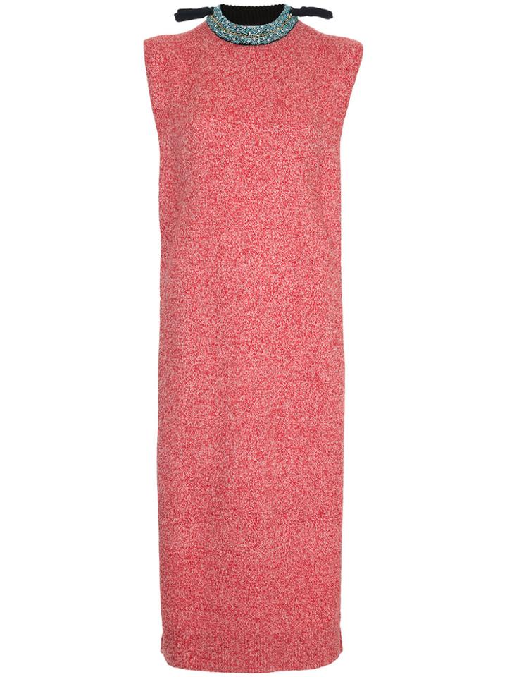 Toga Pulla Sleeveless Knitted Top - Red