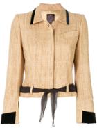 John Galliano Vintage Tied Waist Jacket - Nude & Neutrals