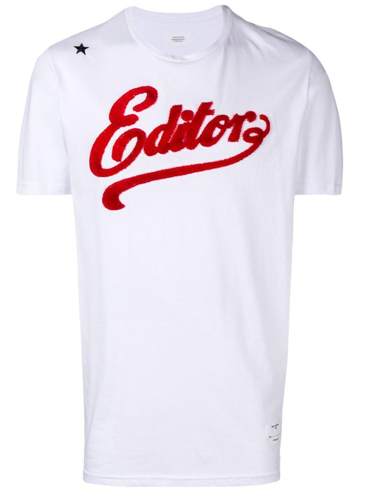 The Editor 3d Logo T-shirt - White