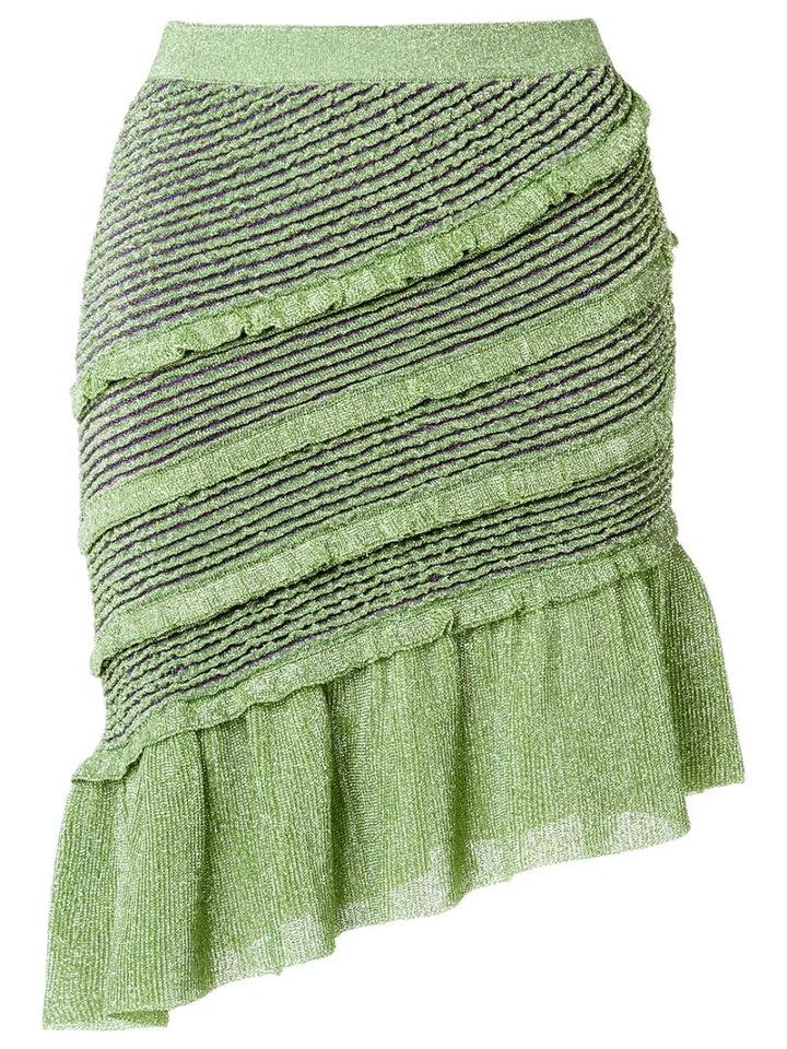 Gig Knit Skirt, Women's, Size: P, Green, Polyamide/polyester/viscose/spandex/elastane