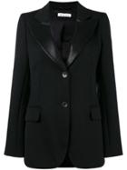 Bella Freud Isaacs Blazer With Satin Lapel - Black