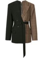 Strateas Carlucci Bi-sect Macro Blazer - Black