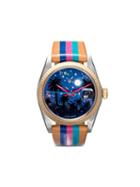 La Californienne Blue Black Night Sky Palm Diamond Rolex Watch -