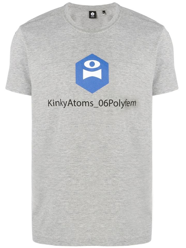 Aspesi Kinky Atoms Print T-shirt - Grey