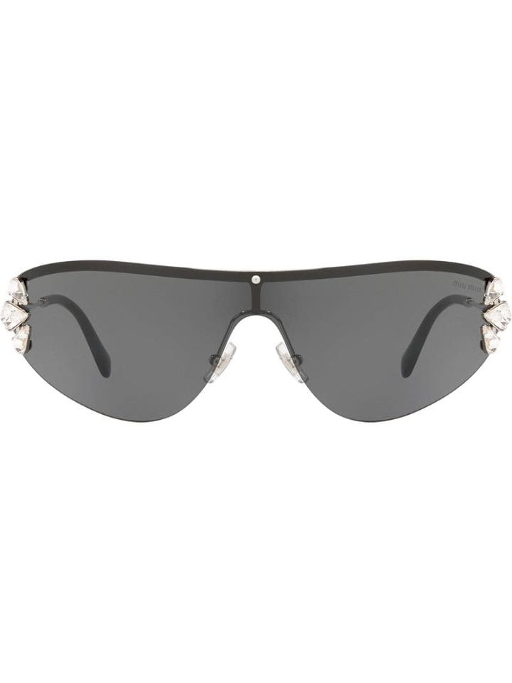 Miu Miu Eyewear Miu Miu Noir Sunglasses - Black
