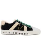 Mira Mikati Lace-up Fluzzy Sneakers - White
