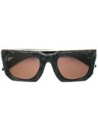 Kuboraum U3 Square Sunglasses - Black
