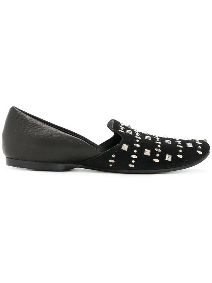 Calleen Cordero July Studded Slippers - Black