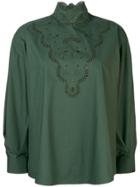 Fendi Long Sleeve Blouse - Green