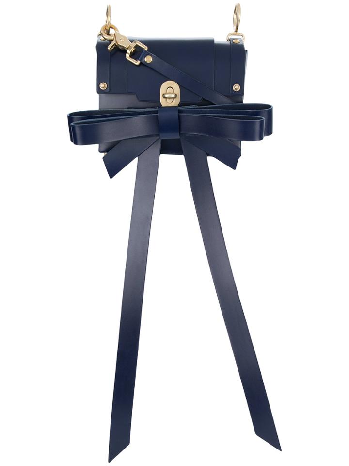 Niels Peeraer Small Ribbon Shoulder Bag - Blue
