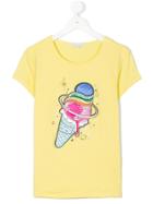 Little Marc Jacobs Ice Cream Print T-shirt - Yellow & Orange