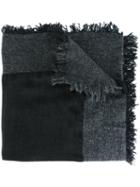 Faliero Sarti Woven Scarf, Men's, Black, Silk/polyamide/polyester/virgin Wool