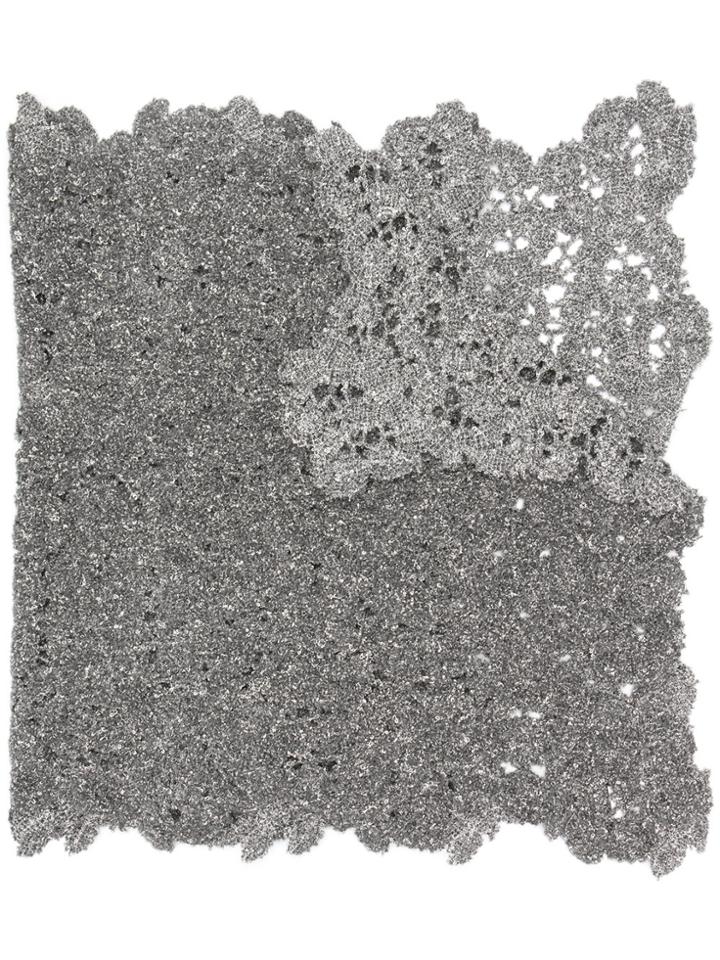 Fabiana Filippi Laced Scarf - Grey