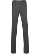 Emporio Armani Slim-fit Tailored Trousers - Grey