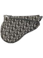 Christian Dior Pre-owned Trotter Saddle Handbag - Black
