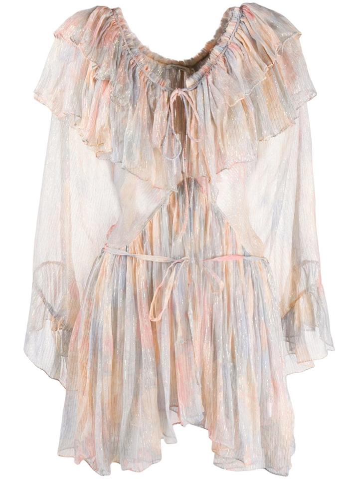 Mes Demoiselles Ruffled Blouse - Blue