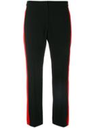 Alexander Mcqueen Side Stripe Trousers - Black
