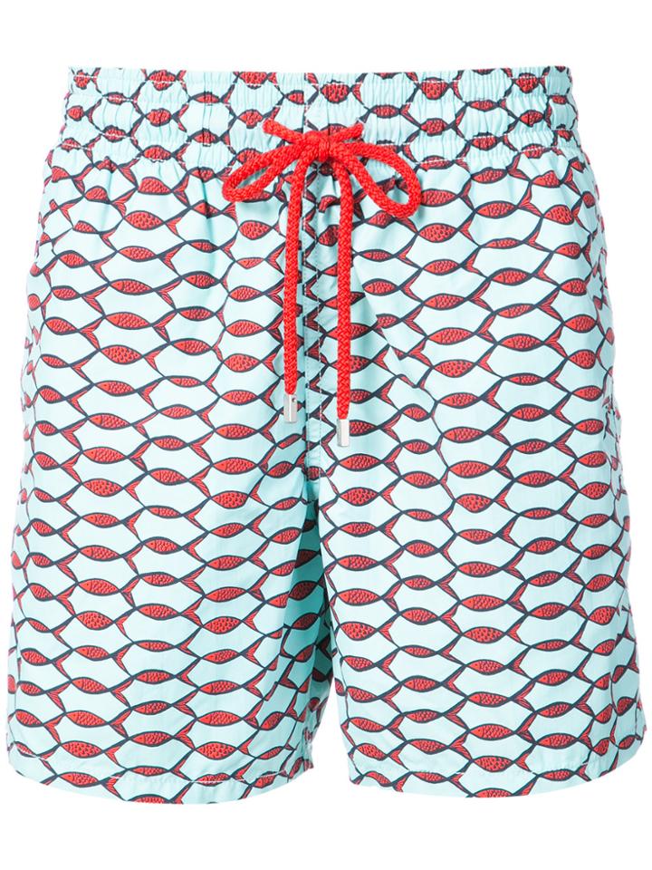 Vilebrequin Moorea Fishnet Swim Shorts - Blue