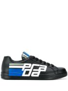Prada Graphic Logo Sneakers - Black